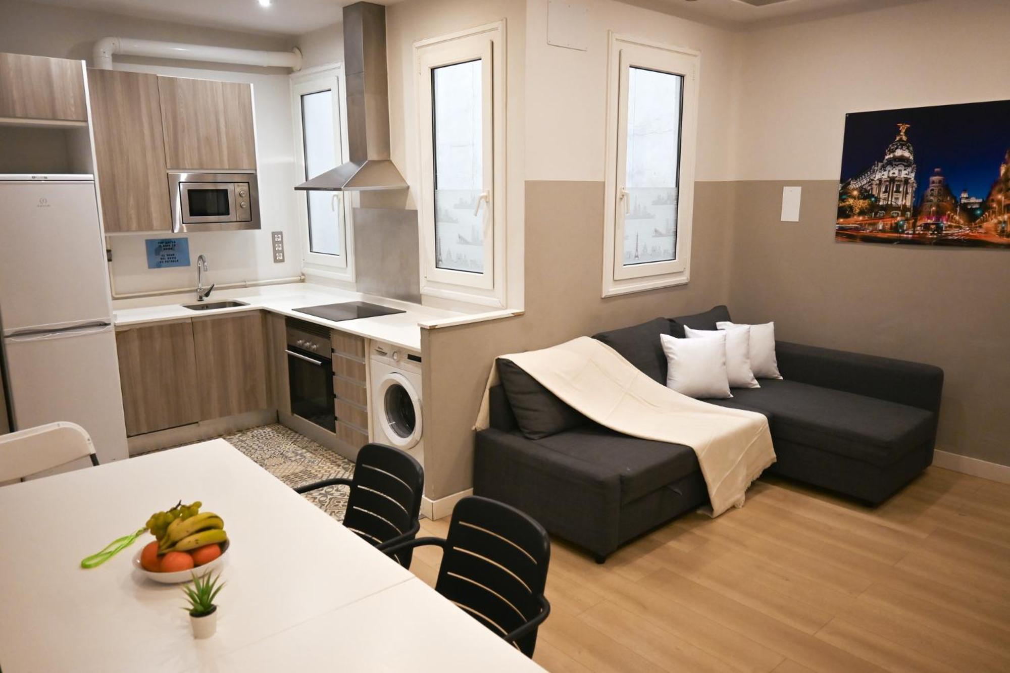 Apartament For Temporal Paloma-la Latina Pal4 *